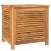 vidaXL Zahradn&iacute; &uacute;ložn&yacute; box s vložkou 60 x 50 x 58 cm masivn&iacute; teak