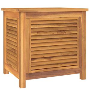 vidaXL Zahradn&iacute; &uacute;ložn&yacute; box s vložkou 60 x 50 x 58 cm masivn&iacute; teak