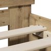 vidaXL R&aacute;m postele s čelo Artisanov&yacute; dub 90 x 200 cm kompozitn&iacute; dřevo