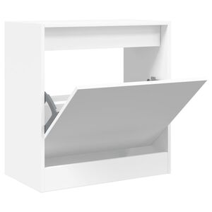 vidaXL Botn&iacute;k b&iacute;l&yacute; 60 x 34 x 63,5 cm kompozitn&iacute; dřevo