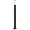vidaXL Sloupkov&eacute; sv&iacute;tidlo se senzorem 110 cm čern&eacute; IP44