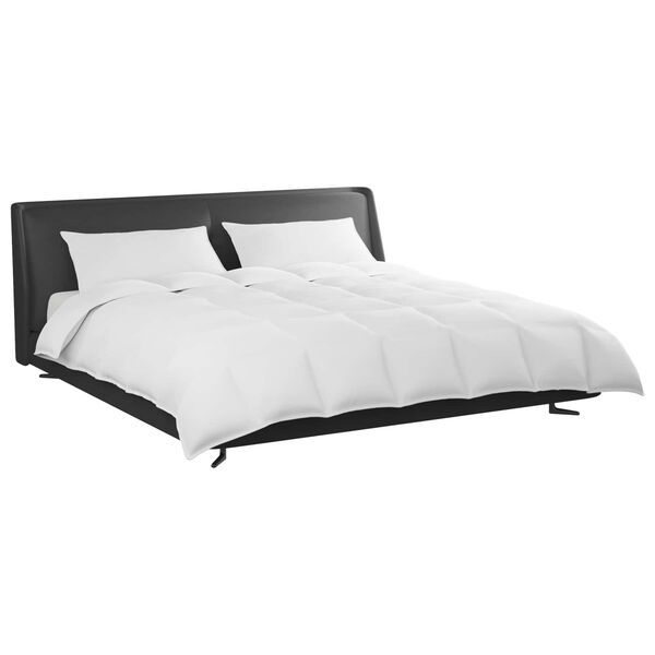 vidaXL Sada přikr&yacute;vek s pol&scaron;t&aacute;řem 3 pcs B&iacute;l&aacute; Peř&iacute;