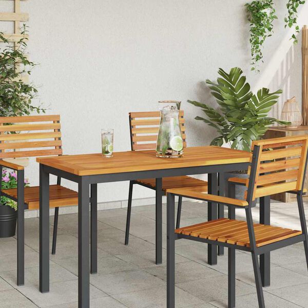 vidaXL Deska stolu Hněd&aacute; 110 x 55 x 2 cm Masivn&iacute; ak&aacute;tov&eacute; dřevo