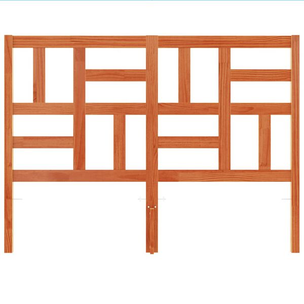 vidaXL Čelo postele voskově hněd&eacute; 180 cm masivn&iacute; borov&eacute; dřevo