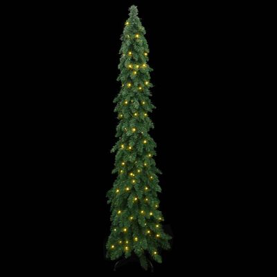 vidaXL Umělý vánoční stromek s LED osvětlením 100 LED 180 cm