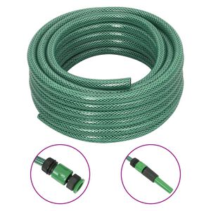 vidaXL Zahradn&iacute; hadice se sadou koncovek zelen&aacute; 0,5" 10 m PVC