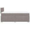 vidaXL Box spring postel s matrac&iacute; taupe 120x190 cm textil