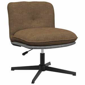 vidaXL Otočn&aacute; kancel&aacute;řsk&aacute; židle taupe textil