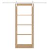 vidaXL Posuvn&eacute; dveře ORKDAL Př&iacute;rodn&iacute; 83 x 202 cm