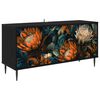 vidaXL Televizn&iacute; skř&iacute;ň LOCHEM 102 x 33 x 51 cm Čern&yacute; dub