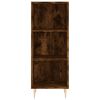 vidaXL Skř&iacute;ň highboard kouřov&yacute; dub 34,5 x 34 x 180 cm kompozitn&iacute; dřevo