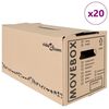 vidaXL Stěhovací krabice 20 pcs Přírodní 59 x 31,5 x 31,5 cm Lepenka