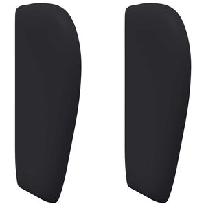 vidaXL U&scaron;i čela postele Čern&aacute; 40 x 23 x 6 cm PVC