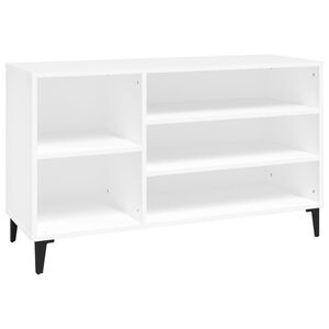 vidaXL Botn&iacute;k b&iacute;l&yacute; 102x36x60 cm kompozitn&iacute; dřevo