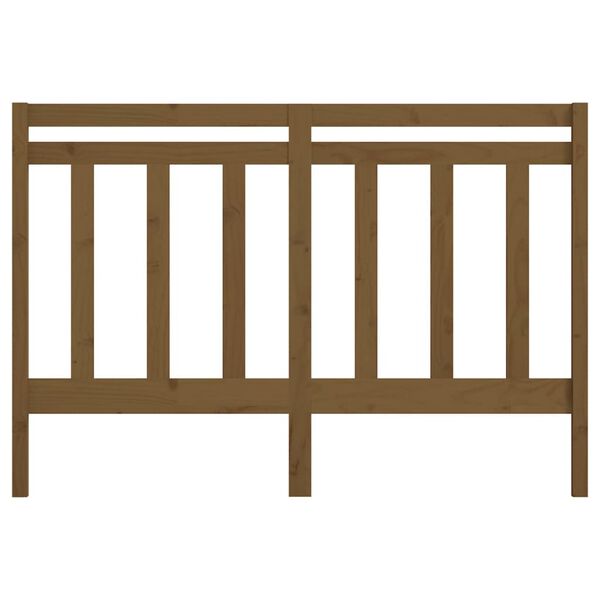 vidaXL Čelo postele medově hněd&eacute; 126 x 4 x 100 cm masivn&iacute; borovice
