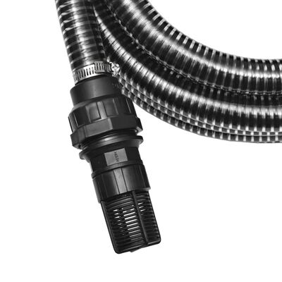 vidaXL Sací hadice s konektory 4 m 22 mm černá