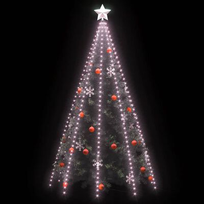 vidaXL Světelná síť na vánoční stromek se 400 LED diodami 400 cm