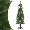 vidaXL Uměl&yacute; &uacute;zk&yacute; v&aacute;nočn&iacute; stromek se stojanem 120 cm PE