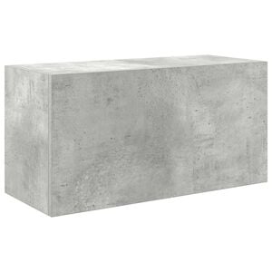 vidaXL Koupelnov&aacute; n&aacute;stěnn&aacute; skř&iacute;ňka betonově &scaron;ed&aacute; 60x25x30 cm kompozit