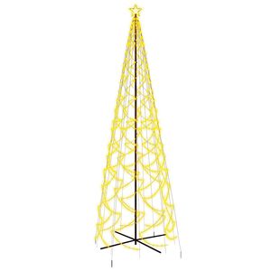 vidaXL V&aacute;nočn&iacute; stromek kužel 1400 tepl&yacute;ch b&iacute;l&yacute;ch LED diod 160 x 500 cm