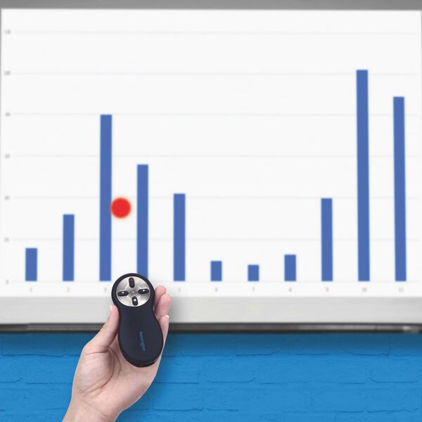 Kensington Bezdr&aacute;tov&yacute; prezent&eacute;r s červen&yacute;m laserem