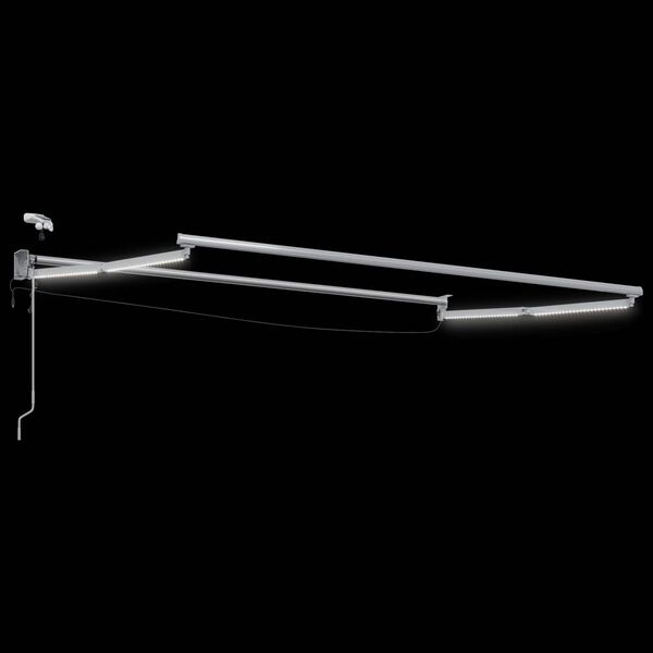 vidaXL Elektrick&yacute; skl&aacute;dac&iacute; r&aacute;m mark&yacute;zy B&iacute;l&yacute; 3,5 x 2 m Hlin&iacute;k