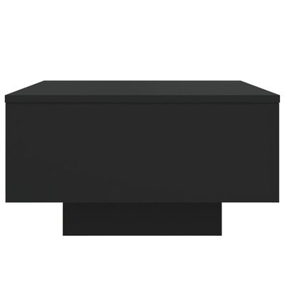 vidaXL Konferenční stolek s LED osvětlením černý 55 x 55 x 31 cm