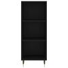 vidaXL Skř&iacute;ň highboard čern&aacute; 34,5 x 34 x 180 cm kompozitn&iacute; dřevo
