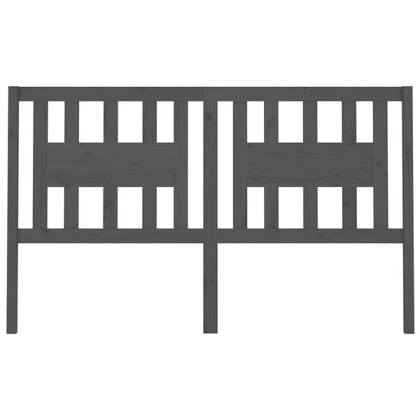 vidaXL Čelo postele &scaron;ed&eacute; 141 x 4 x 100 cm masivn&iacute; borovice