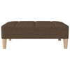 vidaXL Podnožka hněd&aacute; 78 x 56 x 32 cm textil