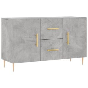 vidaXL Př&iacute;born&iacute;k betonově &scaron;ed&yacute; 100 x 36 x 60 cm kompozitn&iacute; dřevo