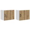 vidaXL Kryc&iacute; deska myčky na n&aacute;dob&iacute; Kalmar 2 pcs Artisanov&yacute; dub