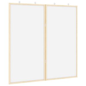 vidaXL Informačn&iacute; n&aacute;stenka 80 x 80 x 1.4 cm Masivn&iacute; borovicov&eacute; dřevo