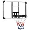 vidaXL Basketbalov&yacute; ko&scaron; s průhlednou deskou 90x60x2,5 cm polykarbon&aacute;t