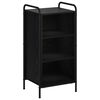 vidaXL Serv&iacute;rovac&iacute; skř&iacute;ň Čern&yacute; dub 97 x 33 x 81 cm Kompozitn&iacute; dřevo