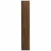 vidaXL 4patrov&aacute; knihovna hněd&yacute; dub 80 x 24 x 142 cm kompozitn&iacute; dřevo