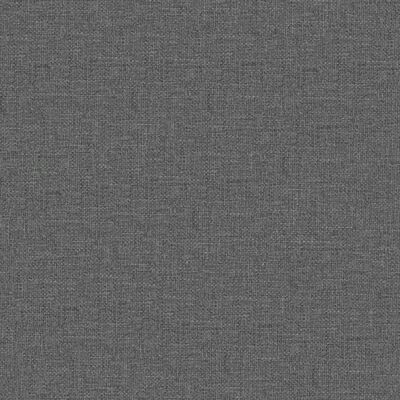 vidaXL Elektrické polohovací křeslo tmavě šedé textil