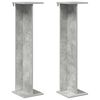 vidaXL Stojan na rostliny Betonově &Scaron;ed&aacute; 25 x 25,5 x 100,5 cm