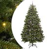 vidaXL Uměl&yacute; v&aacute;nočn&iacute; stromeček 240 cm 300 LED Tepl&aacute; b&iacute;l&aacute; PVC a ocel