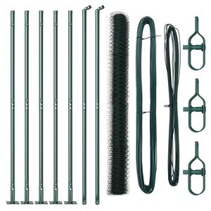 vidaXL Plotov&yacute; sloupek. Zelen&aacute;