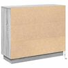 vidaXL LED komoda &Scaron;ed&aacute; Sonoma 90 x 32 x 75 cm kompozitn&iacute; dřevo