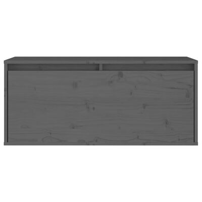 vidaXL TV skříňky 2 ks šedé masivní borové dřevo
