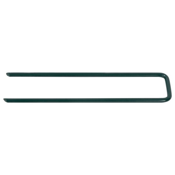 vidaXL Hřeb&iacute;ky do uměl&eacute; tr&aacute;vy ve tvaru U 100 ks železo