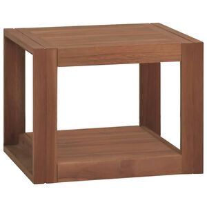 vidaXL N&aacute;stěnn&aacute; koupelnov&aacute; skř&iacute;ňka 45 x 45 x 35 cm masivn&iacute; teak