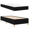 vidaXL Rám postele s matrací Černá 80 x 200 cm textil