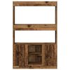 vidaXL Skříň highboard old wood 92 x 33 x 140 cm kompozitní dřevo