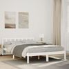 vidaXL Prodloužen&yacute; r&aacute;m postele bez matrace b&iacute;l&yacute; 160 x 220 cm borovice