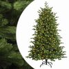 vidaXL Uměl&yacute; Skl&aacute;dac&iacute; V&aacute;nočn&iacute; Strom 120 cm 150 LED Tepl&aacute; b&iacute;l&aacute;