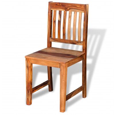 vidaXL Jídelní židle 6 ks masivní sheeshamové dřevo