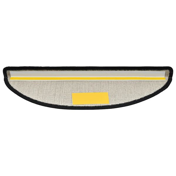 vidaXL Schodov&eacute; rohože 30 ks 56 x 17 x 3 cm antracitov&eacute; půlkulat&eacute;